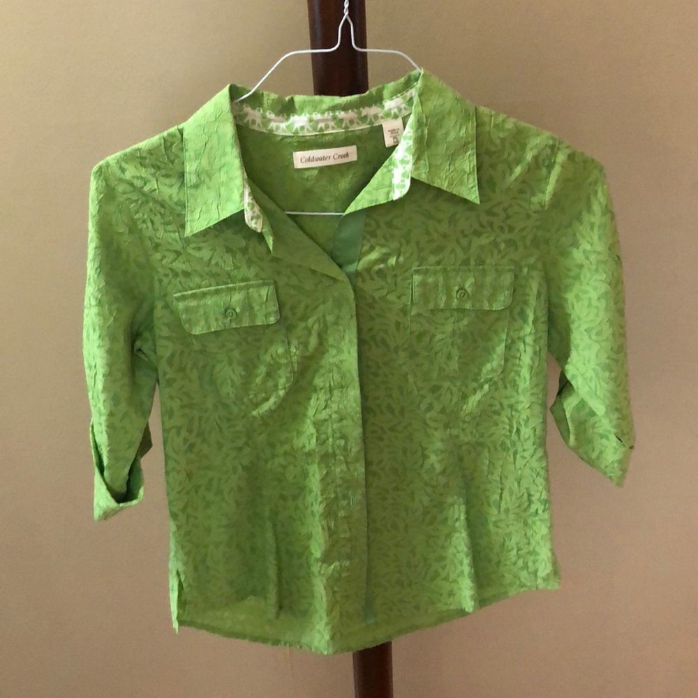 Coldwater creek button up shirt